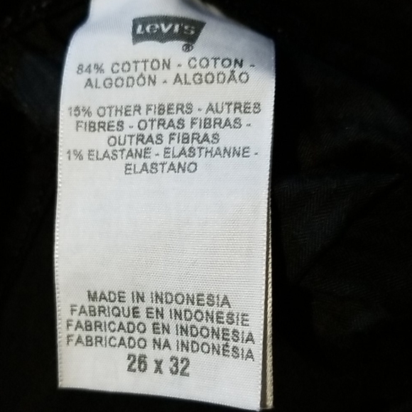 Levis skinny bold curve stretch black jeans - Picture 8 of 11